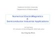Numerical ElectroMagnetics &  Semiconductor Industrial Applications