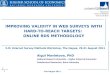 IMPROVING VALIDITY IN WEB SURVEYS WITH HARD-TO-REACH TARGETS:  ONLINE RDS METHODOLOGY
