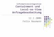 Informationsintegration Containment und  Local-as-View Anfragebearbeitung
