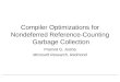 Compiler Optimizations for Nondeferred Reference-Counting  Garbage Collection