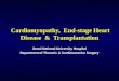 Cardiomyopathy,  End-stage Heart Disease  &  Transplantation
