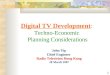 Digital TV Development : Techno-Economic  Planning Considerations