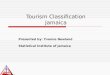 Tourism Classification  Jamaica