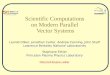 Scientific Computations  on Modern Parallel  Vector Systems