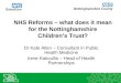 NHS Reforms – what does it mean for the Nottinghamshire Children’s Trust?