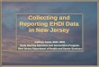 Collecting and Reporting EHDI Data in New Jersey