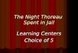The Night Thoreau  Spent in Jail