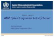 WMO Space Programme Activity Report