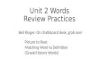 Unit 2 Words Review Practices