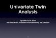 Univariate Twin Analysis