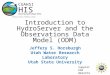 Introduction to  HydroServer  and the Observations Data Model (ODM)