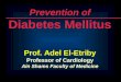 Prevention of Diabetes Mellitus