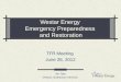 Westar Energy Emergency Preparedness  and Restoration