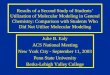 Julie B. Ealy ACS National Meeting New York City - September 11, 2003 Penn State University