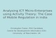 Analysing ICT Micro-Enterprises using Activity Theory: The Case of Mobile Regulation in India