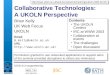 Collaborative Technologies: A UKOLN Perspective