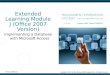 Extended Learning Module J (Office 2007 Version)