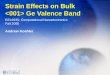 Strain Effects on Bulk  Ge Valence Band