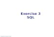 Exercise 3 SQL