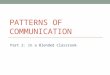 Patterns of Communication