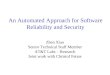 An Automated Approach for Software Reliability and Security
