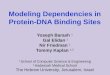 Modeling Dependencies in Protein-DNA Binding Sites