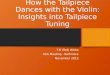 How the Tailpiece Dances with the Violin: Insights into Tailpiece Tuning