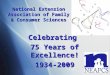 National Extension Association of Family & Consumer Sciences