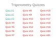 Trigonometry Quizzes
