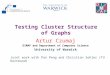 Testing Cluster Structure of Graphs