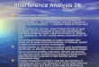 Interference Analysis 2K