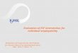 Evaluation of ESF intervention for individual employability