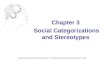 Chapter 3  Social Categorizations and Stereotypes