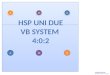 HSP Uni  DuE VB System  4:0:2