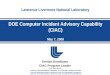 DOE Computer Incident Advisory Capability (CIAC) May 7, 2008