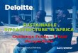 SUSTAINABLE INFRASTRUCTURE IN AFRICA Challenge Funds – 5 Year Perspectives
