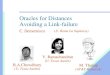 Oracles for Distances  Avoiding a Link-failure