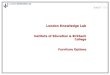 London Knowledge Lab Institute of Education & Birkbeck College Furniture Options