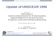 Update of UNSCEAR 1996