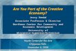 Are You Part of the Creative Economy?