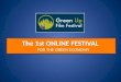 The 1st ONLINE FESTIVAL  FOR THE GREEN ECONOMY