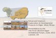 Advanced Uranium Exploration & Development Projects in Niger, West Africa