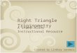 Right Triangle  Triginometry