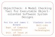 ObjectCheck: A Model Checking Tool for Executable Object-oriented Software System Designs