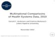 Multinational Comparisons of Health Systems Data, 2010