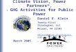 Climate Vision, Power Partners SM , & GHG Activities for Public Power