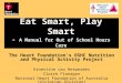 Eat Smart, Play Smart -  A Manual for Out of School Hours Care