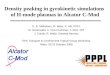 Density peaking in gyrokinetic simulations  of H-mode plasmas in Alcator C-Mod