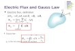 Electric Flux and Gauss Law