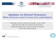 Updates on Breast Diseases: What clinicians need to know from pathologists